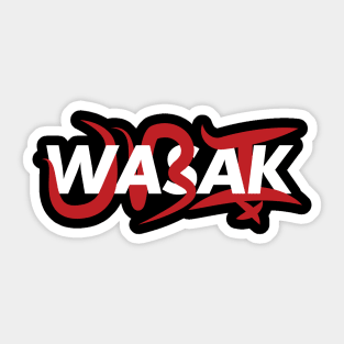 wasak Sticker